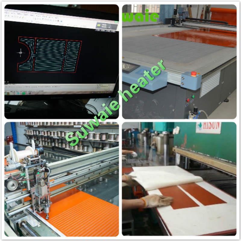 ฮีตเตอร์ถังยางซิลิโคนที่มีความยืดหยุ่นเหล็ก 200L 2 200L Flexible Steel Silicone Rubber Drum Heater process 2